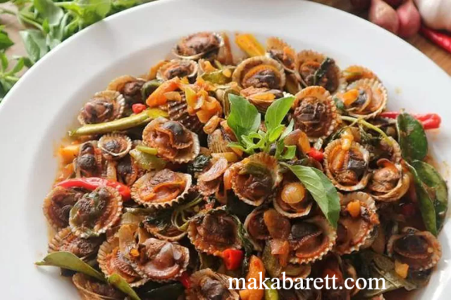 Cara Membuat Kerang Dara Saus Pedas yang Gurih