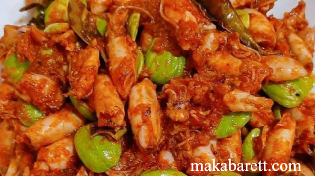 Kelezatan Sambal Cumi Pete Pedas Gurih Cocok